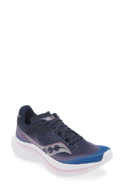 Saucony Kinvara 14 Running Shoe In Navy