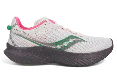 Pre-owned Saucony Kinvara 14 Sprig (women's) Sneakers In White/gravel