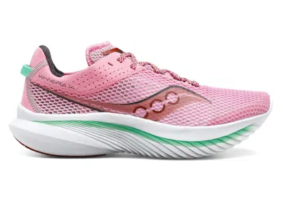 Pre-owned Saucony Kinvara 14 (women's) Sneakers In Peony/sprig
