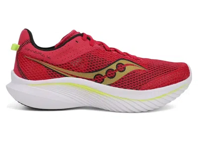 Pre-owned Saucony Kinvara 14 (women's) Sneakers In Red/rose
