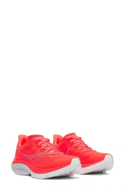 Saucony Kinvara Running Shoe In Red