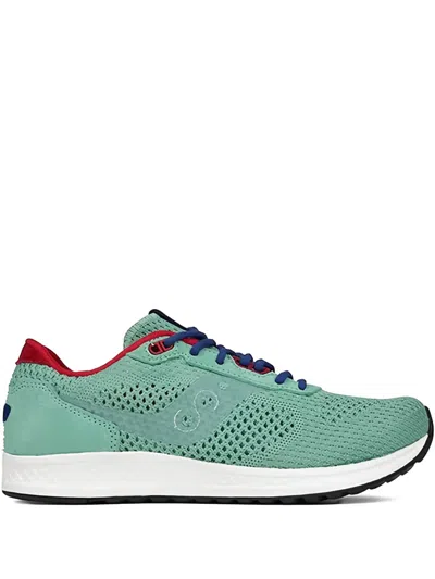 Saucony Lace-up Fastening Sneakers In Green