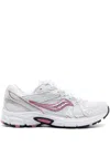 Saucony Lace-up Mesh Sneakers In White