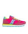 Saucony Nylon And Suede Jazz Original Low Top Sneakers In Pink