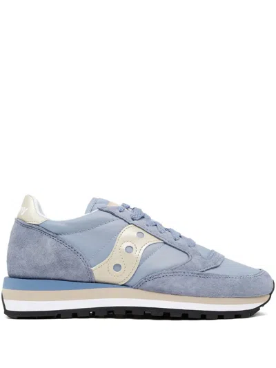 Saucony Leather Sneakers In Blue