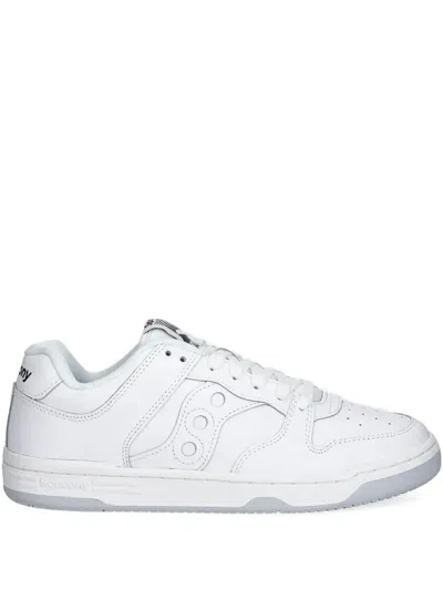 Saucony Leather Sneakers In White