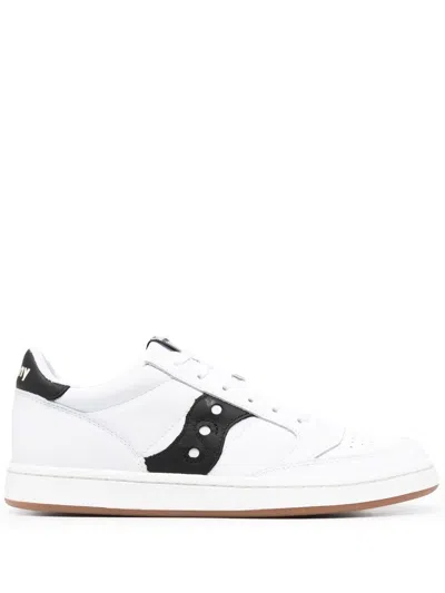 Saucony Logo-patch Low-top Sneakers In White