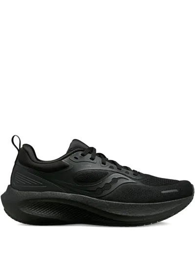 Saucony Logo-print Sneakers In Black