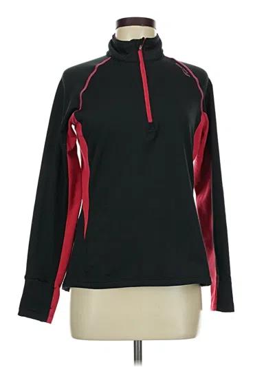 Pre-owned Saucony Long Sleeve T-shirt In Black