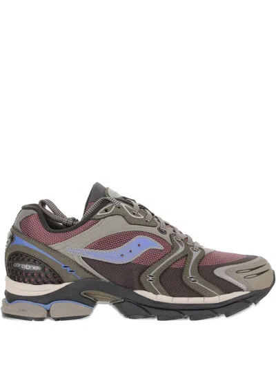 SAUCONY LOW-TOP LEATHER SNEAKERS