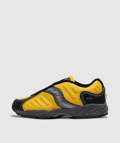 Saucony Matrix Sneaker In Yellow/black