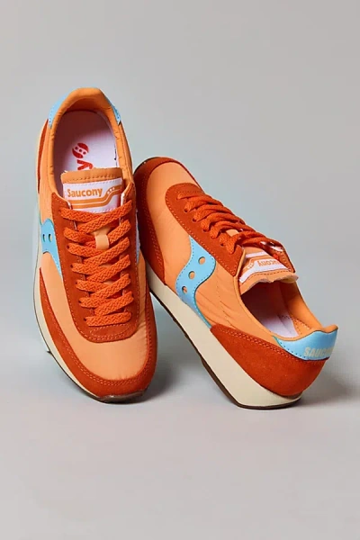 Saucony Men's 80 Running Sneaker In Orange/sky, Men's At Urban Outfitters