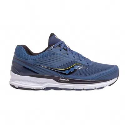 Saucony Men's Echelon 8 Running Sneakers In Storm/black In Multi