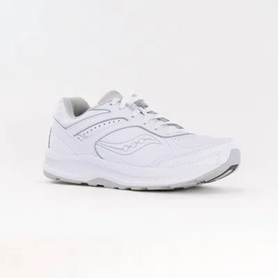 SAUCONY MEN'S ECHELON WALKER 3 WIDE IN WHITE