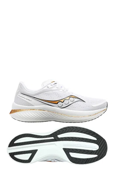 Saucony Men's Endorphin Speed 3 Running Shoes In White/gold In Multi