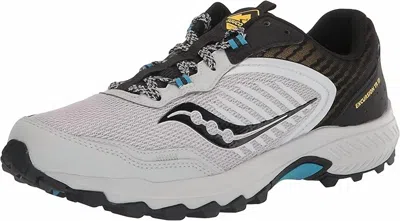 Saucony Men's Excursion Tr-15 Traing Running Shoes Medium In Fog/black/topaz