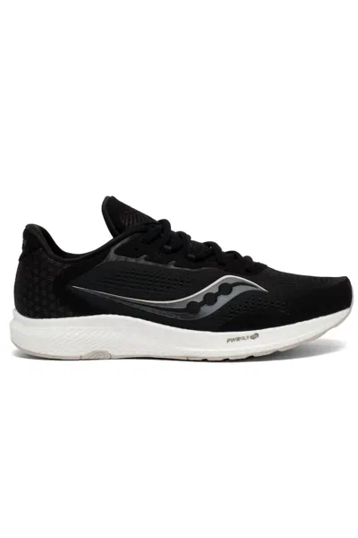 Saucony Men's Freedom 4 Running Shoes In Black/stone Noir