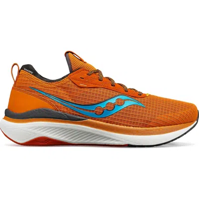 Saucony Men's Freedom Crossport Running Shoes - D/medium Width In Clay/basalt In Orange