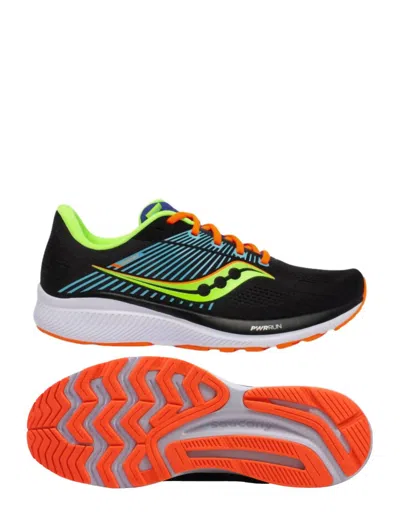 Saucony Men's Guide 14 Running Shoes In Future Black In Multi
