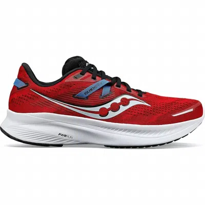 Saucony Men's Guide 16 Shoe In Dahlia/black In Multi
