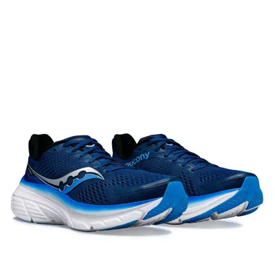 SAUCONY MEN'S GUIDE 17 RUNNING SHOES IN NAVY/COBALT