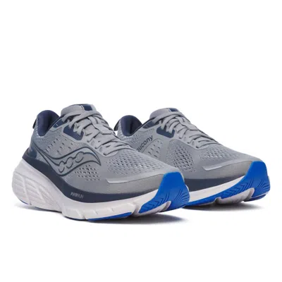 Saucony Men's Guide 18 Shoes In Flint/navy In Multi