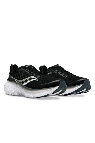 SAUCONY MEN'S GUIDE SEVENTEEN SNEAKER IN BLACK SHADOW