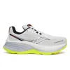 Saucony Men's Hurricane 24 Running Shoes In 213 White/black In Multi