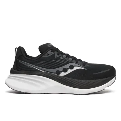 SAUCONY MEN'S HURRICANE 24 SHOES IN BLACK/CARBON