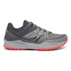 Saucony Men's Mad River Tr2 Trail Running Sneakers In Grey/vizi Red