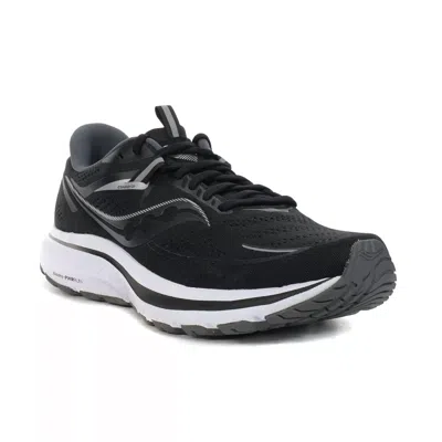 Saucony Men's Omni 21 Shoes In 10 Black/white In Multi