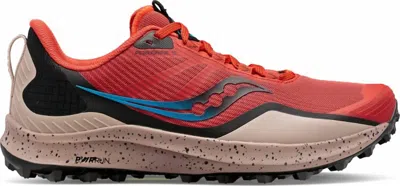Saucony Men's Peregrine 12 Running Shoes In Clay/loam In Multi