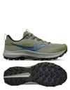 SAUCONY MEN'S PEREGRINE 13 TRAIL SHOES IN GLADE/BLACK