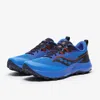 Saucony Men's Peregrine 14 Running Shoes In Cobalt/black In Multi