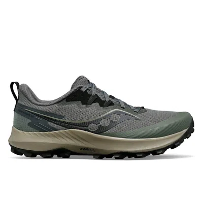 Saucony Men's Peregrine 14 Trail Running Shoes In Bough/shadow In Multi