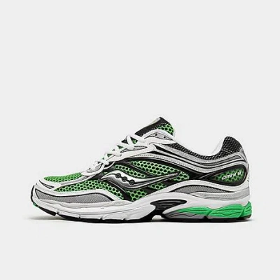 Saucony Men's Progrid Omni 9 Casual Shoes In Green/silver