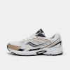 Saucony Ride Millennium Sneaker In White/gold/black