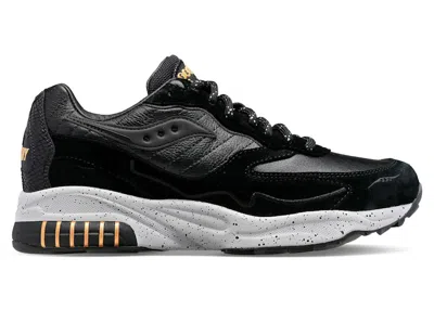 Pre-owned Saucony Men's  3d Grid Hurricane Las Vegas Sneakers In Black/gold