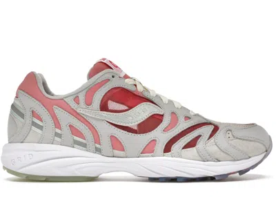 Pre-owned Saucony Men's  Azura 2000 End. The Brain Sneakers In Pink/off/white