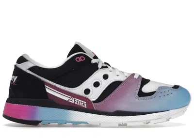 Pre-owned Saucony Men's  Azura Acribik Tech Noir Sneakers In Black/pink