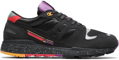 Pre-owned Saucony Men's  Azura Bodega Lucky 13 Sneakers In Black/red/purple