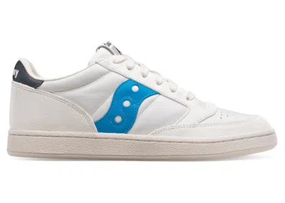 Pre-owned Saucony Men's  Court Sneakers In White/royal In Multi