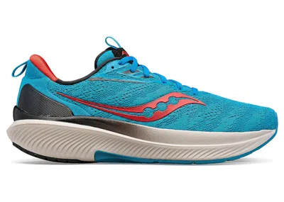 Pre-owned Saucony Men's  Echelon 9 Sneakers In Ocean/redrock