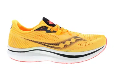 Pre-owned Saucony Men's  Endorphin Pro 2 Sneakers In Vizigold/vizired/yellow