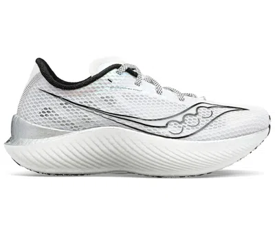 Pre-owned Saucony Men's  Endorphin Pro 3 Sneakers In White/black