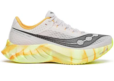 Pre-owned Saucony Men's  Endorphin Pro 4 Sneakers In Fog/peel