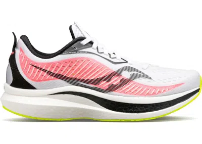 Pre-owned Saucony Men's  Endorphin Speed 2 Sneakers In Hot Streak/white In Multi