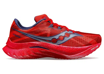 Pre-owned Saucony Men's  Endorphin Speed 4 London Sneakers In Red