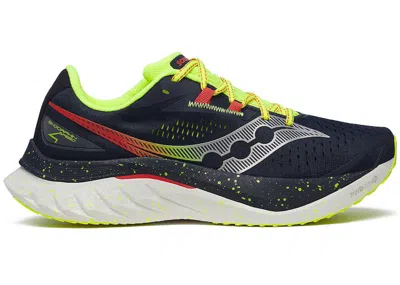Pre-owned Saucony Men's  Endorphin Speed 4 Sneakers In Navy Blue/pepper