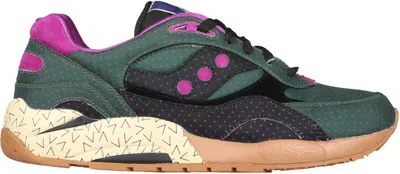 Pre-owned Saucony Men's  G9 Shadow 6000 Bodega Polka Dot Pack Sneakers In Green/black